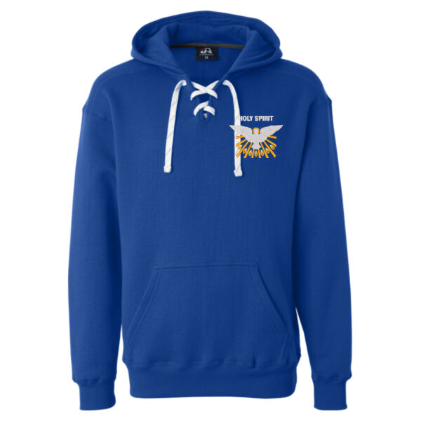 J. America - Sport Lace Hooded Sweatshirt - Embroidered Logo Thumbnail