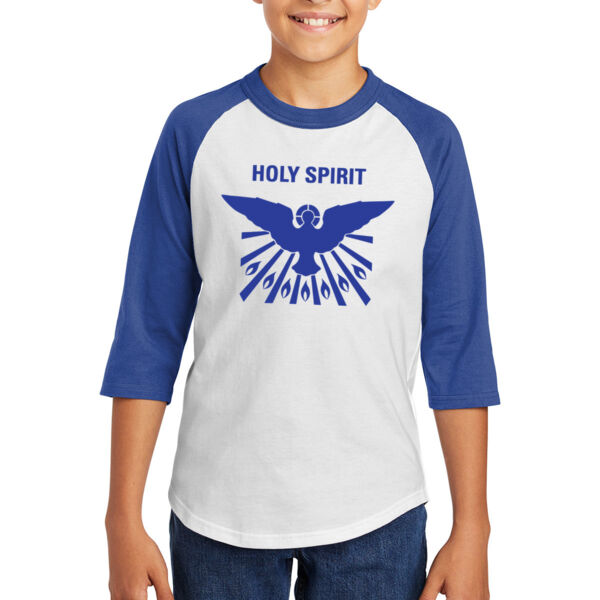 Sport-Tek Youth Colorblock Raglan Jersey - Printed Logo Thumbnail