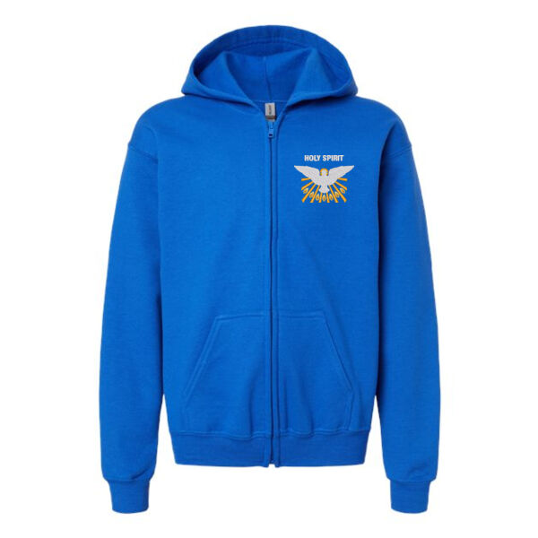 Gildan Heavy Blend Youth Full Zip Hooded Sweatshirt - Embroidered Logo Thumbnail